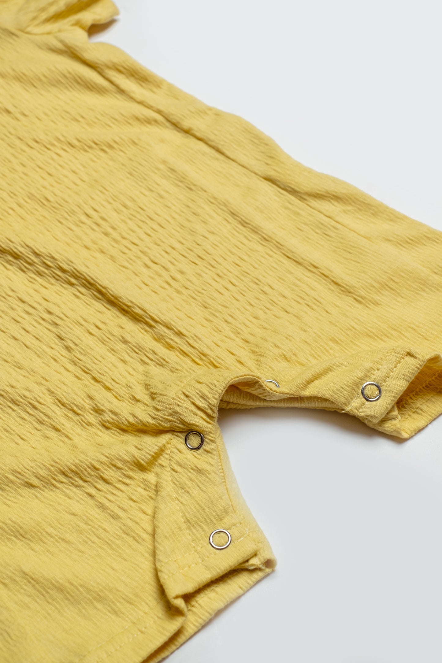 Short Sleeves Romper - Yellow
